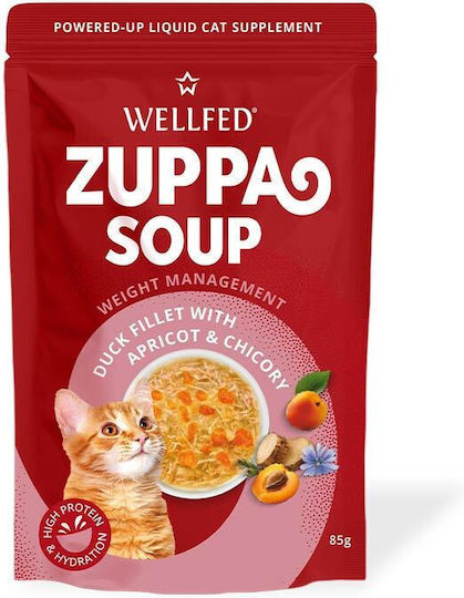 Wellfed Wet Food for Cats in Pouches with Duck Grain-Free 85gr