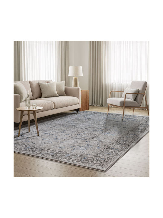 Newplan Lotus 37404 Modern Bedroom Rugs Set Gre...