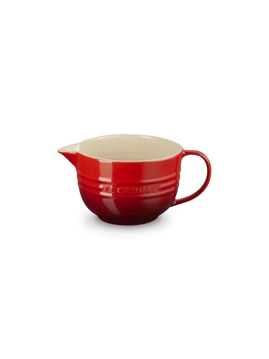 Le Creuset Купа за сервиране Кръгла Керамика Червен