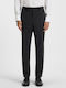 Suit Trousers Elastic In Slim Fit Black
