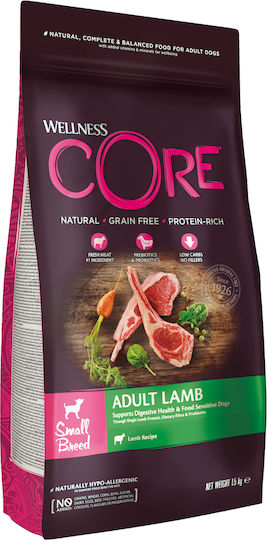 Core 1.5kg Ξηρά Τροφή για Ενήλικους Σκύλους Μικρόσωμων Φυλών με Αρνί, Πατάτες και Μήλο