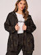 Long Women's Cardigan Green