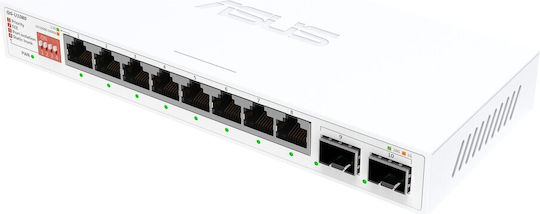 Asus QG-U1080 Unmanaged L2 Switch with 8 Gigabit (1Gbps) Ethernet Ports