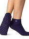 Heat Holders Ankle Slipper Damen Thermo Socken Blau
