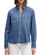 Μακρυμάνικο Γυναικείο Πουκάμισο Denim Medium