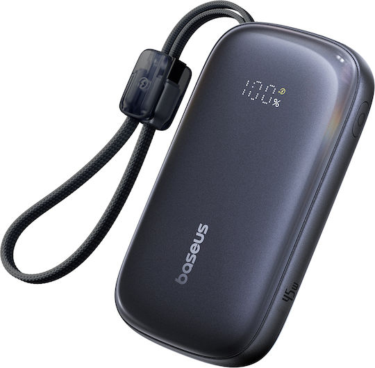 Baseus EnerFill FC21 QPow3 Ultra Power Bank 10000mAh 45W with USB-A Power Delivery Quick Charge Port Black