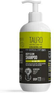 Tauro Șampon Pentru Câini Cu Blană Albă Light Deep Clean 400ml