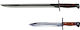 Bayonet Knife Machete Set Ak-47 Camping Hunting 28 Cm Includes Case