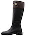 Leder Damenstiefel Braun