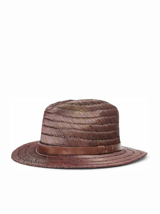 Brixton Messer Frauen Stoffartig Hut Fedora Braun