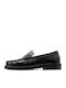 Classic Men's Leather Loafers Black