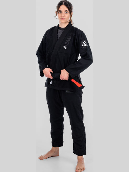 Nakama Uniform Brasilianisches Jiu Jitsu Schwarz