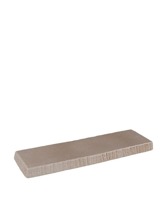 Bormioli Rocco Serving Platter made of Porcelain Gray 35x11cm