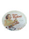 Espiel Home Baking Plate Shallow Glass Multicolour with Diameter 15cm 6pcs