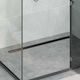 vidaXL Siphon Spülbecken mit Größe 100x11cm Schwarz