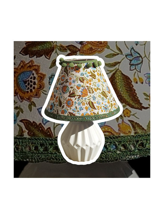 Brown Patterned Table Lamp Ceramic Base Dimensions 25*20*10