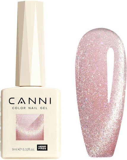 Canni Sparkle Ημιμόνιμο Βερνίκι Νυχιών 8012 Cat Eye 9ml