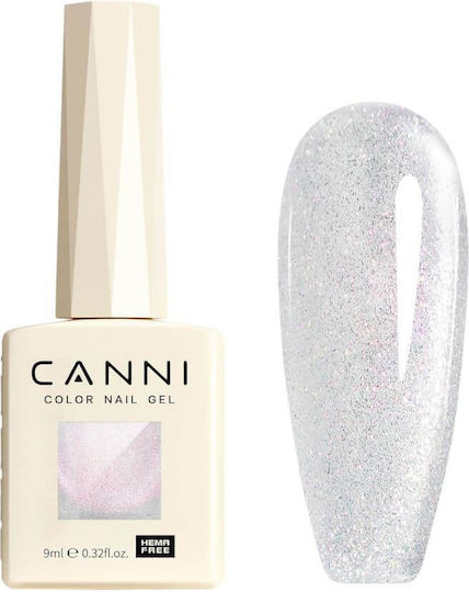 Canni Sparkle Semipermanent Lac de Unghii 8009 Ochi de pisică 9ml 1buc