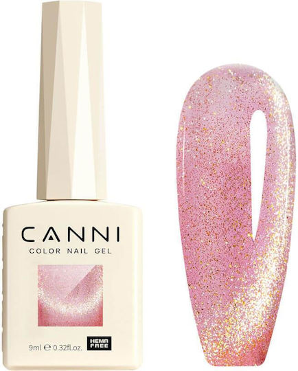 Canni Sparkle Ημιμόνιμο Βερνίκι Νυχιών 8013 Cat Eye 9ml
