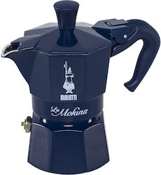 Bialetti La Mokina Electric Stovetop Espresso Pot Albastru