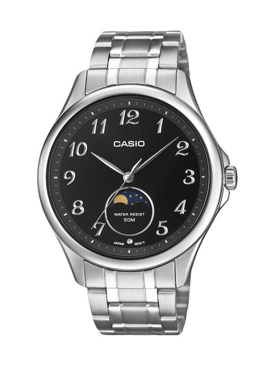 Casio Ceas Bărbați 43mm Baterie Cu Brățară Argi...