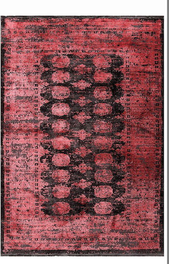 Tzikas Carpets Karma Σετ Χαλιά Κρεβατοκάμαρας Κόκκινο-μαυρο 172-0-371-00164-910 3τμχ