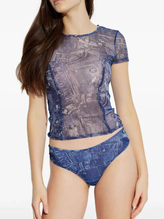 Γυναικείο Αθλητικό T-shirt Blue