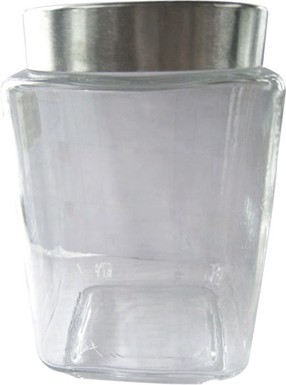 AGC Set 2Stücke Lebensmittelgläser Allgemeine Verwendung mit Deckel Glas Transparent 2100ml 2Stücke