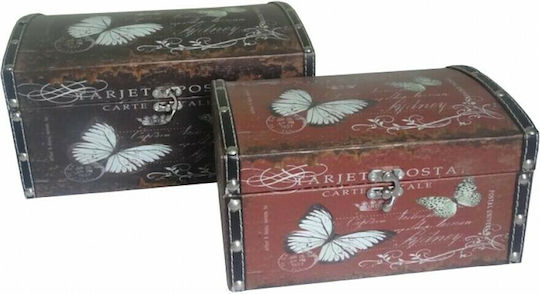 Set Cutii Decorative Lemnoase 2buc