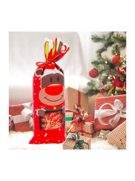 Christmas Bottle Cover L32xW12.5cm.