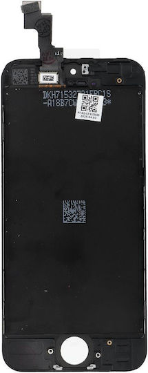 Екран Fixcell със Сензорен Механизъм за IPHONE 5S, IPHONE SE (1-во поколение) (Черен)