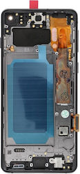 Οθόνη Fixcell Display με Πλαίσιο για Samsung S10 G973 (Μαύρο)