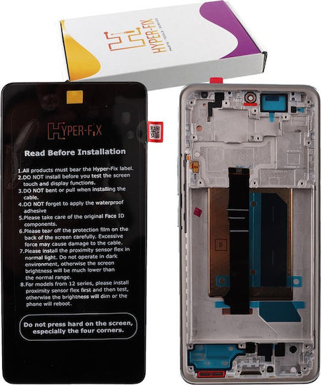 Hyper Fix Οθόνη με Μηχανισμό Αφής και Πλαίσιο για Xiaomi Redmi Note 14 Pro Plus 5G (Μπλε)