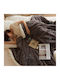 Lucktora Sherpa Blanket Super Double 220x240cm Dark Gray