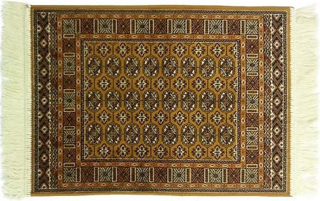 Противоплъзгащо Килим Правоъгълена с крошки Bukhara Gold