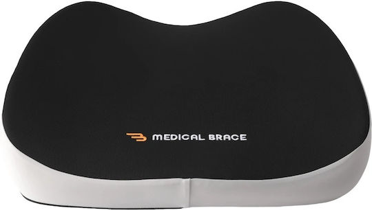 Medical Brace Coccyx Seat Cushion with Memory Foam 48.1x43.4x11.2cm Black MB.1811