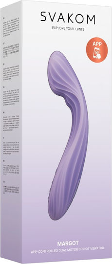 Svakom Δονητής G-Spot με Απομακρυσμένο Έλεγχο 21cm Λιλά