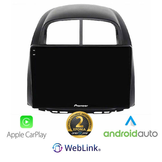 Pioneer Ηχοσύστημα Αυτοκινήτου για Daihatsu Sirion Subaru Justy 2005-2010 (Bluetooth/USB/WiFi/GPS) με Οθόνη Αφής 10"
