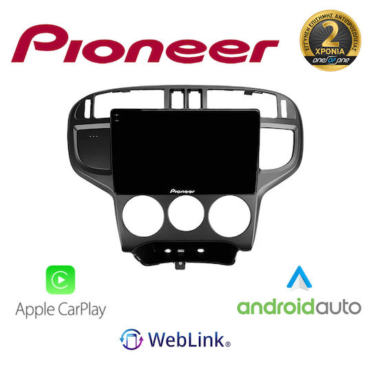 Pioneer Ηχοσύστημα Αυτοκινήτου για Hyundai Matrix 2001-2008 (Bluetooth/USB/WiFi/GPS/Apple-Carplay/Android-Auto)