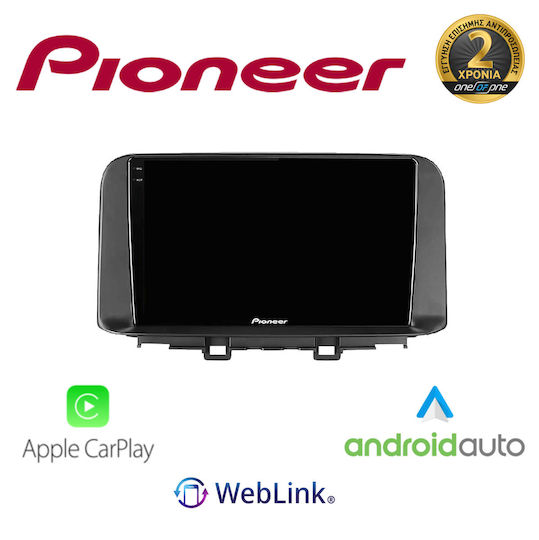 Pioneer Car Audio System for Hyundai Kona 2018 2023 Bluetooth USB WiFi GPS Apple CarPlay Android Auto
