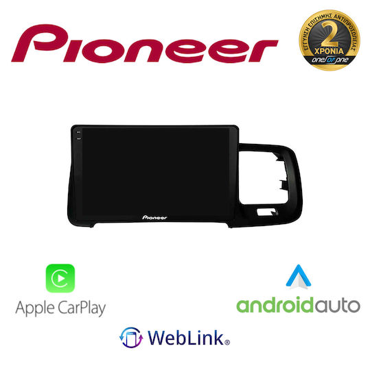 Pioneer Car Audio System for Volvo S60 2010-2018 with Touch Screen 9" Bluetooth USB Wi-Fi GPS Apple CarPlay Android Auto