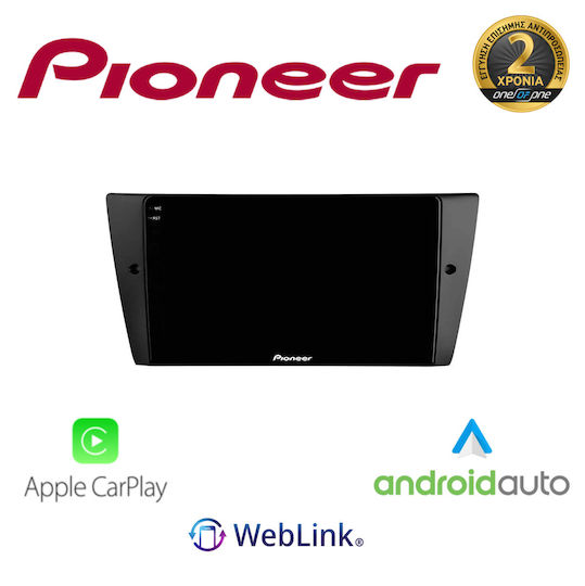 Pioneer Sistem Audio Auto Pentru BMW E90 2006 2011 Bluetooth USB Wi-Fi GPS Apple CarPlay Android Auto