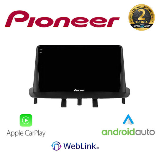 Pioneer Автомобилна Аудио Система За Renault 9 / Megane 2009 2015 Bluetooth USB Вграден Wi-Fi GPS Apple CarPlay Android Auto