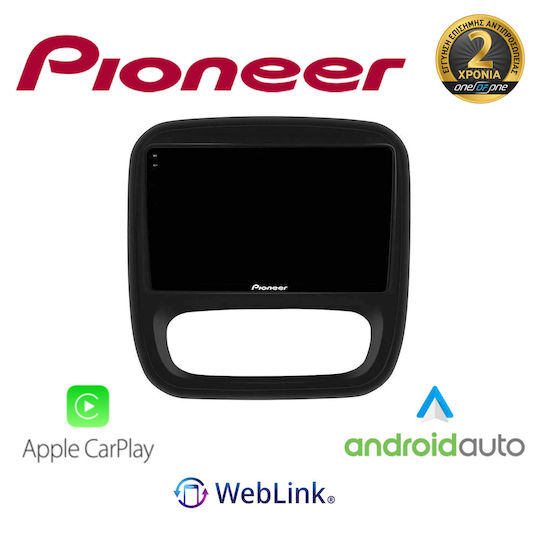 Pioneer Автомобилна Аудио Система За Opel Vivaro Renault 9 / Trafic 2001-2014 Bluetooth USB WiFi GPS Apple CarPlay Android Auto