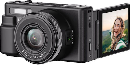 EasyPix VX7230 Cameră Foto Compactă 72MP Zoom Optic 10x Neagră