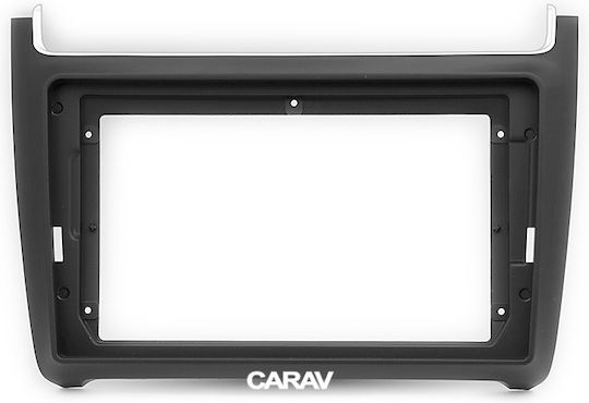 CARAV Industries Inc. DIN Fascia Panels 2 Din Compatible with Screen 9" for Jaguar MK Volkswagen Polo 2014 2017