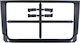 CARAV Industries Inc. DIN Fascia Panels 2 Din Compatible with Screen 9" for Seat Ibiza 2017-2021