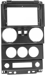 CARAV Industries Inc. Πρόσοψη 2 Din Συμβατή με Οθόνη 9" για Jeep Wrangler 2007-2010