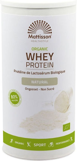 Mattisson Healthstyle Organic Whey Protein Биологична Протеин Суроватъчен 450гр