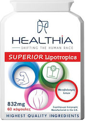 Healthia Superior Lipotropics 832mg 60 capace